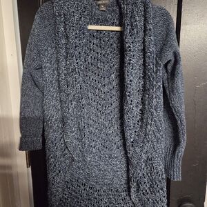 Eddie Bauer Heathered Blue Women's Cardigan